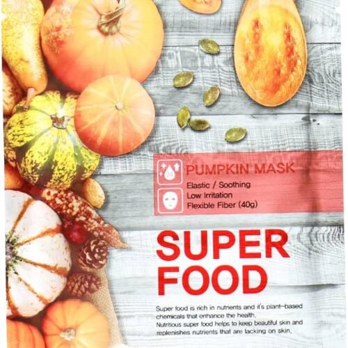 Eyenlip Beauty Super Food Elastic & Soothing Facial Sheet Mask with Pumpkin Extract