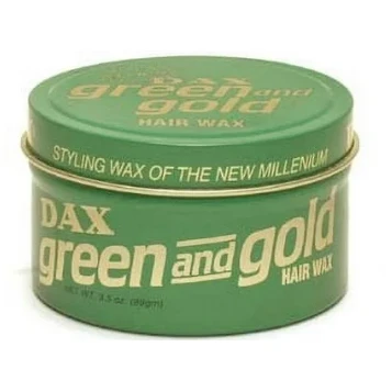 Dax Green & Gold Medium Shine Hair Wax Strong Hold