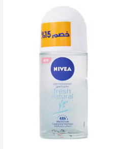 NIVEA Fresh Natural Antiperspirant Roll-On Deodorant for Women (15% Off)