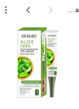 Dr. Rashel Aloe Vera Youth Renewing Eye Cream for Dark Circle & Natural Skin
