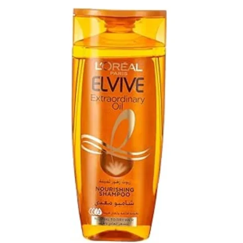 L'Oreal Elvive Extraordinary Oil Nourishing Shampoo with 6 Flower Oils for Normal to Dry Hair