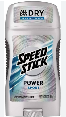 Speed Stick All Day Dry Power Sport Antiperspirant Deodorant Stick for Men