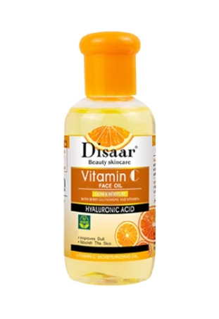 Disaar Moisturizing, Nourishing & Whitening Face Oil with Vitamin C, Glutathione & Hyaluronic Acid