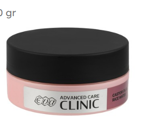Eva Advanced Care Clinic Lengthening & Moisturizing Mask with Castor Oil & Rice Water for Damaged Hair - sulfate free, silicone free, parabens free - قناع إيفا للعناية المتقدمة لتطويل وترطيب الشعر التالف بزيت الخروع وماء الأرز - خالٍ من الكبريتات والسيليكون والبارابين
