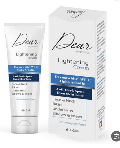 Dear Lightening & Anti-Dark Spot Face & Body Cream with Derma White & Alpha Arbutin