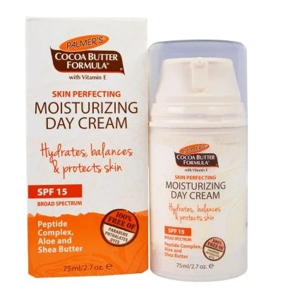 Palmer's Moisturizing & Hydrating Facial Day Cream with Vitamin E, Aloe & Shea Butter SPF15 - parabens free, phthalate free, dye free