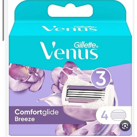 Gillette Venus Comfort Glide Breeze 3 Blade Razors