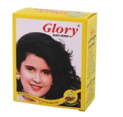 Glory Black Henna Natural Hair Color with Amla & Shikakai