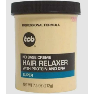 TCB Naturals No Base Creme Hair Relaxer with Protein & DNA Super Stength