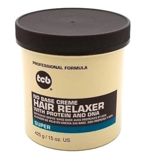 TCB Naturals Super No Base Cream Hair Relaxer with Protein & DNA