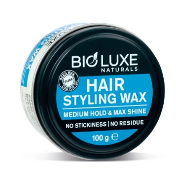 Bio Luxe Hair Styling Wax with Bees Wax & Castor Oil Medium Hold & Max Shine