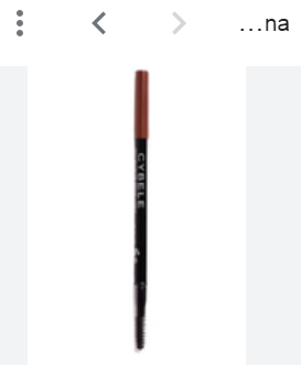 Cybele Gel Gliding Eyebrow Pencil Liner Light Brown 02