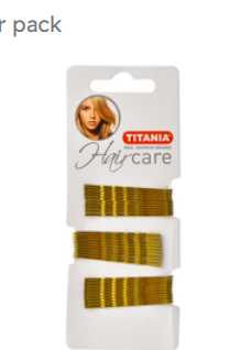 Titania Hair Care Golden Bobby Pins