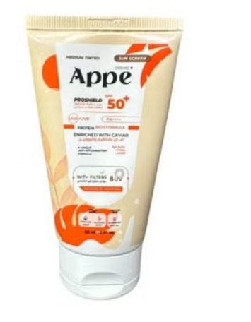 Appe Proshield Water-Resistant Anti-Inflammation Invisible Sunscreen Gel Cream for Sensitive Skin SPF50+ - perfumes free, alcohol free