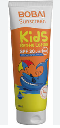 Bobai Gentle Sunscreen for Kids SPF30 - parabens free, fragrance free