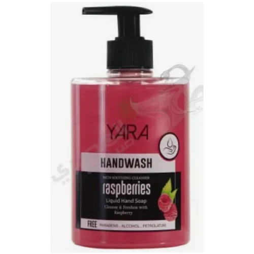 Yara Soothing Liquid Hand Wash Raspberries Scent - parabens free, alcohol free, petrolatum free