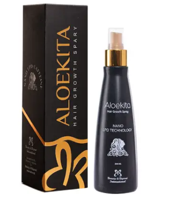 Aloekita Hair Growth Spray with Nano LPD Technology