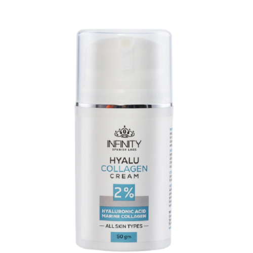 Infinity Non-Greasy Facial Cream with Hyaluronic Acid & Marine Collagen for All Skin Types 50 gr