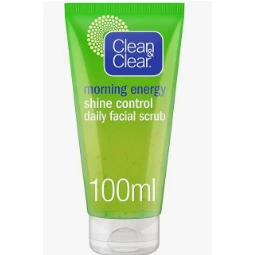Clean & Clear Morning Energy Shine Control Daily Facial Scrub - oil free