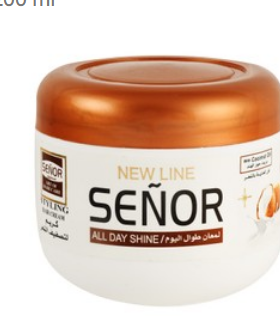 Senor All Day Shine Styling Hair Cream with Coconut Oil 200 ml