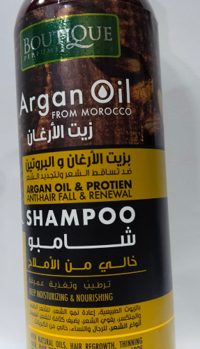 Boutique Argan Oil Shampoo for Anti-Hair Loss and Hair Regeneration