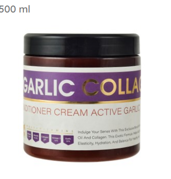 Faster Hydrating, Strengthening & Conditioning Hair Cream with Garlic Oil, Collagen & Vitamin E 500 ml
