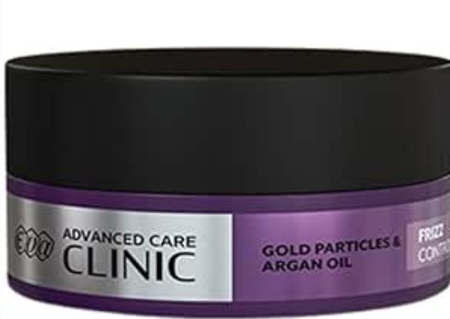 Eva Hair Clinic Gold Particles & Argan Oil Hair Taming & Moisturizing Mask for Frizzy Hair 200 gr