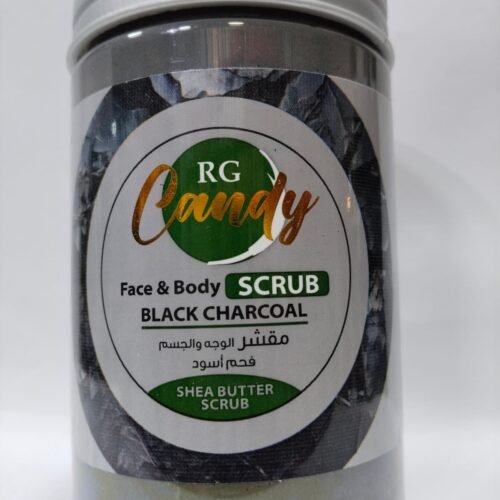 Candy Body and Face Scrub Black Charcoal