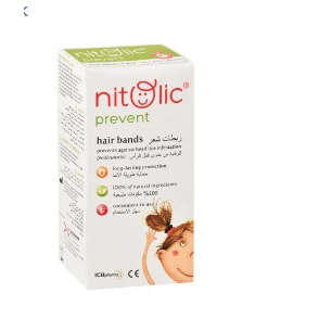 Nitolic Prevent Hair Bands - pesticides free, artificial components free 4 per pack