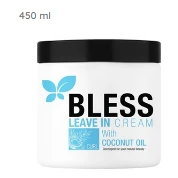 Bless Leave In Hair Cream with Coconut Oil for Curls 450 ml
