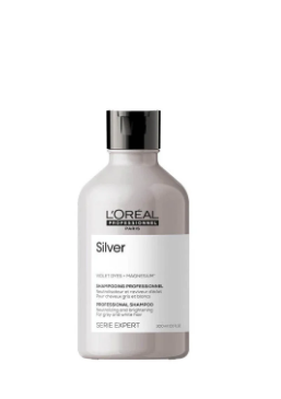 L'Oreal Serie Expert Neutralising Silver Shampoo with Magnesium & Violet Dyes for White & Gray Hair 300 ml