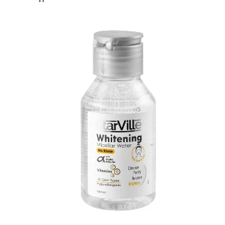StarVille Hypoallergenic Whitening, Brightening & Restoring Micellar Water with Alpha Arbutin & Vitamin E for All Skin Types 100 ml