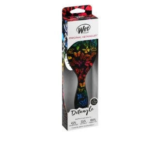 Wet Brush Multicolored Butterfly Print Original Detangling Hairbrush for All Hair Types 1 pcs