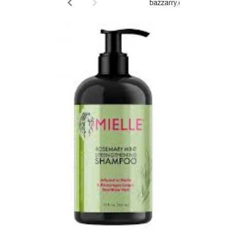 Mielle Rosemary Mint Strengthening Shampoo with Biotin - parabens free, sulfates free, paraffins free 355 ml
