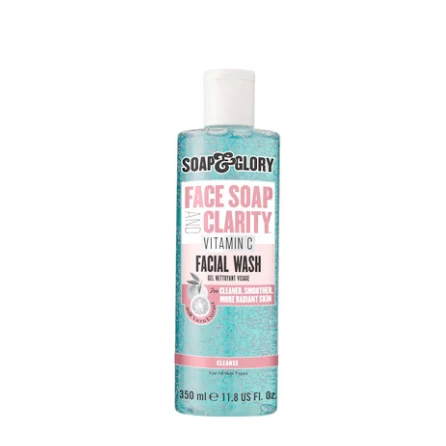 Soap & Glory Face Wash with Vitamin C & Yuzu Extract for All Skin Types - vegan 350 ml