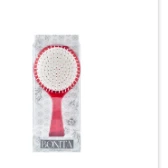 Bonita Red & White Hairbrush