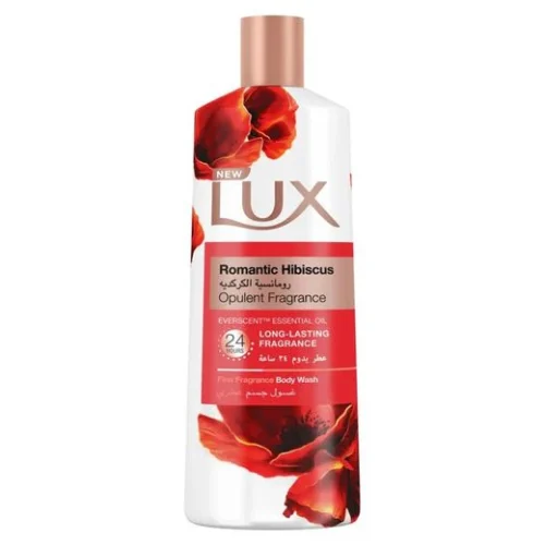 Lux Opulent Fragrance 24H Body Wash Romantic Hibiscus with Essential Oil