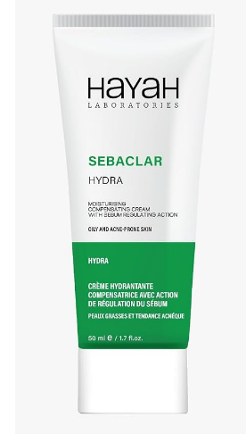 Sebaclar Hydra Moisturizing & Sebum Regulating Cream for Oily & Acne-Prone Skin 50 ml