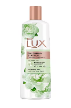 Lux Delicate Fragrance Moisturizing Body Wash Silky Gardenia Scent with Hyaluronic Acid (10% Off) 250 ml