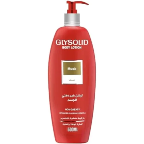Glysolid Intensive Care Body Lotion for Dry & Normal Skin Musk Scent 500 ml