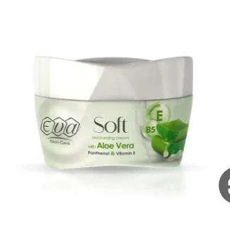 Eva Skin Care Soft Moisturizing Face & Body Cream with Aloe Vera, Panthenol & Vitamin E 170 gr