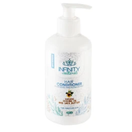 nfinity Natural Moiturizing & Frizz Reducing Hair Conditioner with Jojoba Oil & Shea Butter for Damaged Hair 300 ml