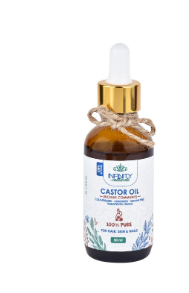 Infinity Naturals Cold Pressed & Unrefined Castor Oil for Hair, Skin & Nails - hexane free, chemical free, parabens free 50 ml