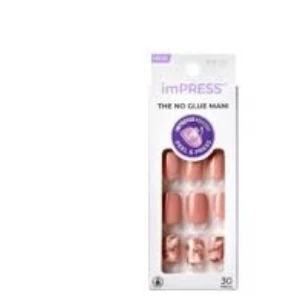ImPRESS the No Glue Man Light Pink Self-Adhesive Artificial Nails 1 pack