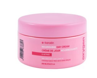 Oxygen Dermatology O-Keratin Nourishing Leave-In Day Cream for Dry & Very Dry Hair - silicones free, sulfates free, coloring free 250 ml