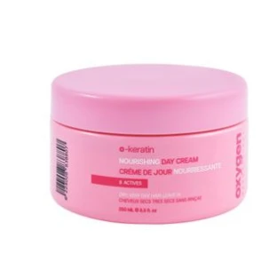 Oxygen Dermatology O-Keratin Nourishing Leave-In Day Cream for Dry & Very Dry Hair - silicones free, sulfates free, coloring free 250 ml