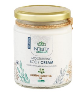 Infinity Moisturizing, Nourishing & Rejuvenating Body Cream with Jasmine Oil 200 gr