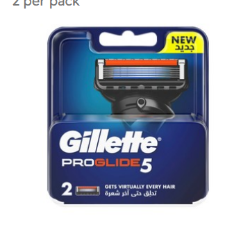 Gillette ProGlide5 Razor Blades 2 per pack