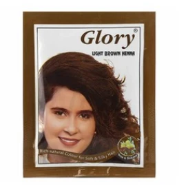 Glory Light Brown Henna with Amla & Shikakai Sachet