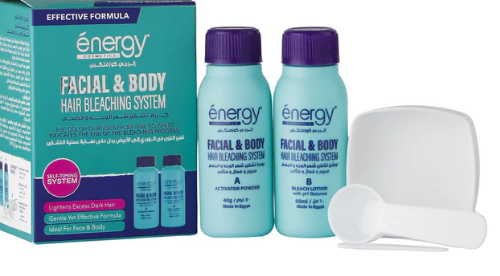 energy Facial & Body Hair Bleaching System Kit